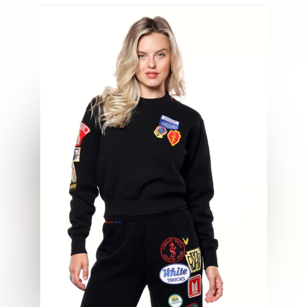 Riley Sweatshirt with Patches
